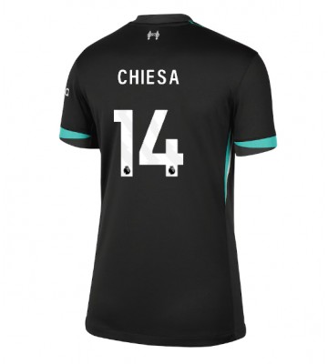 Liverpool Federico Chiesa #14 Replika Udebanetrøje Dame 2024-25 Kortærmet